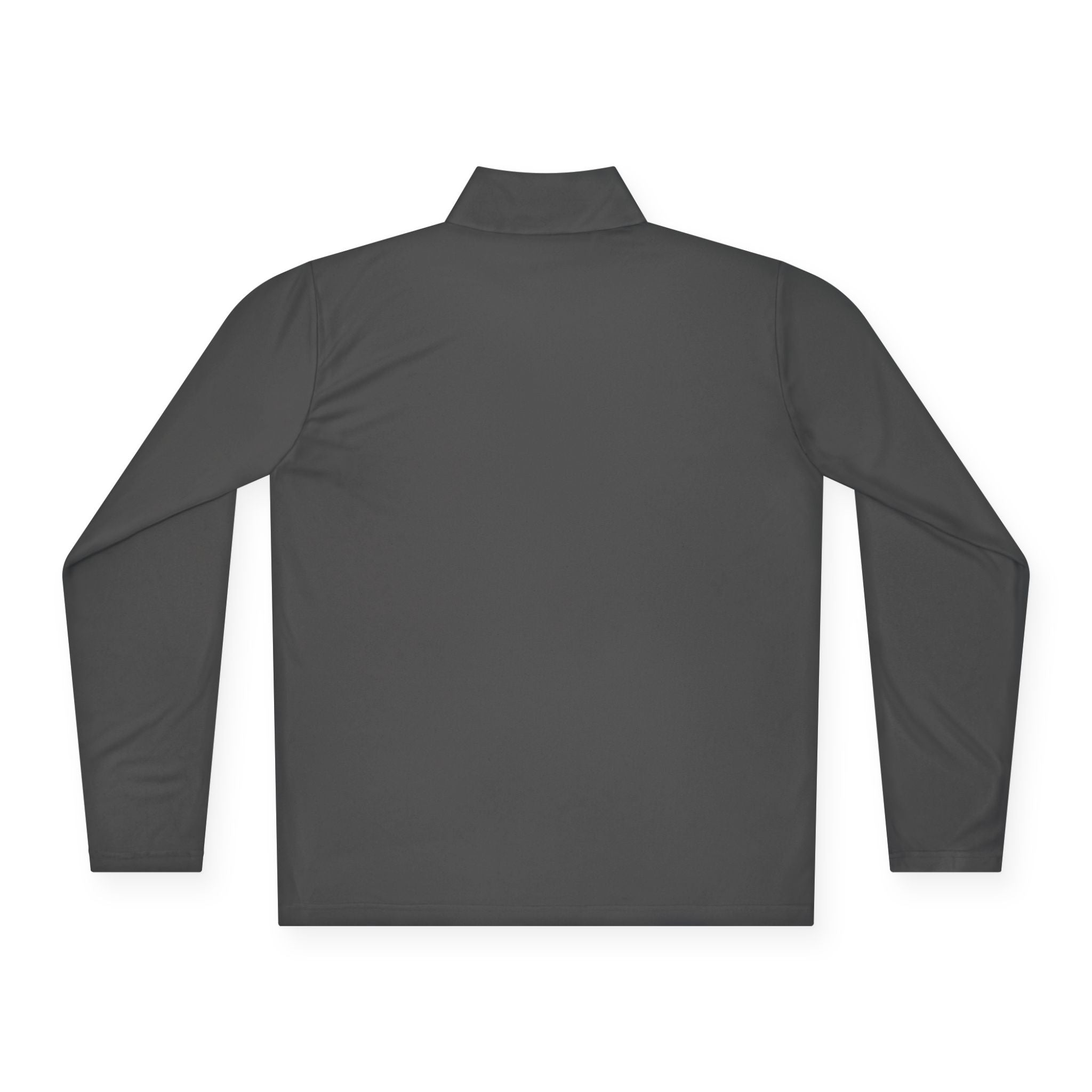 Quarter-Zip Pullover — Retro Floral Badge Embroidered Pullover