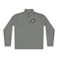 Quarter-Zip Pullover — Minimal Paw Emblem Chest Logo, Casual Outdoor Layer