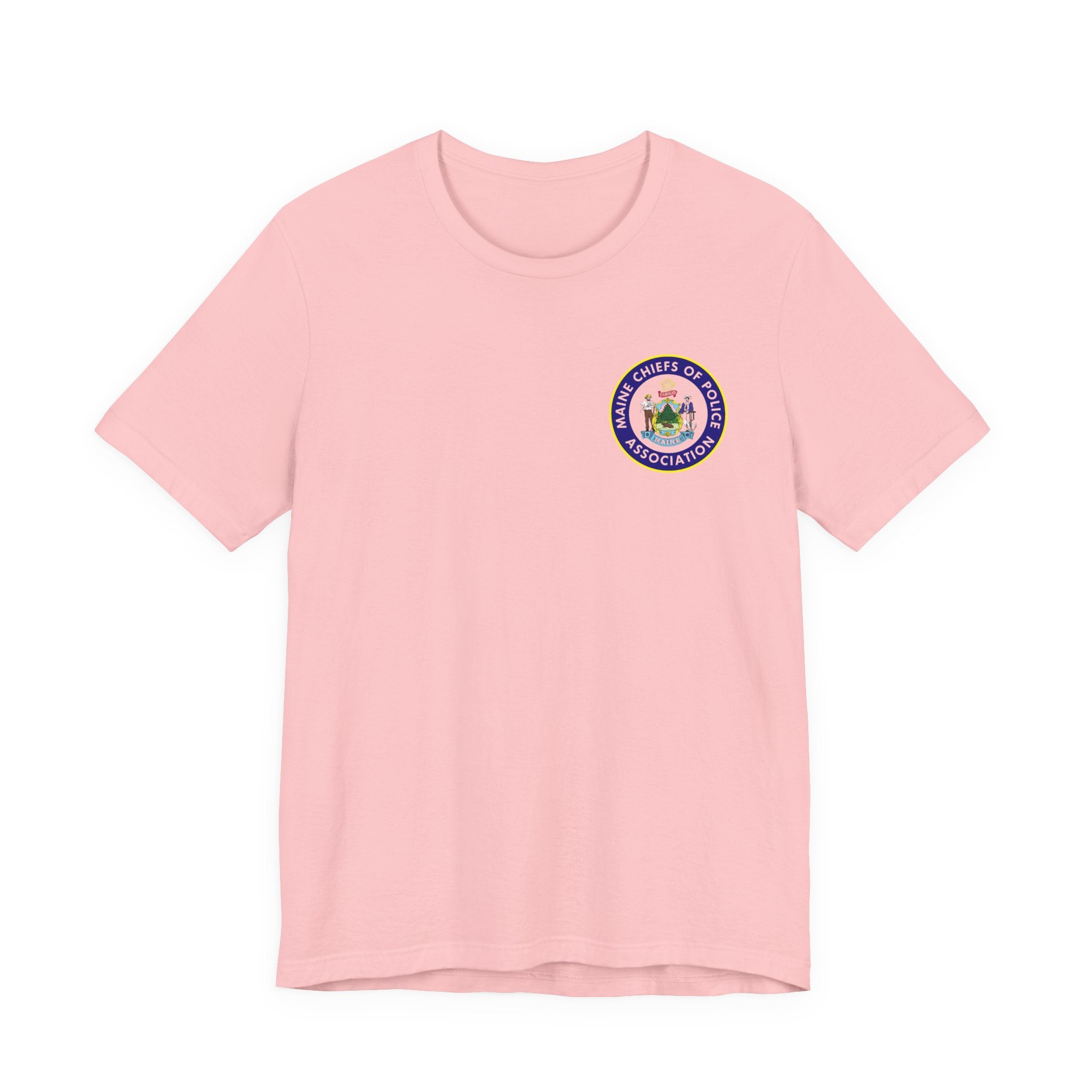 Salish Chiefs of Police Association Logo Tee — Small Chest Emblem Short Sleeve Shirt