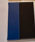 7" x 9"  Laserable Leatherette / Canvas Portfolio with Notepad