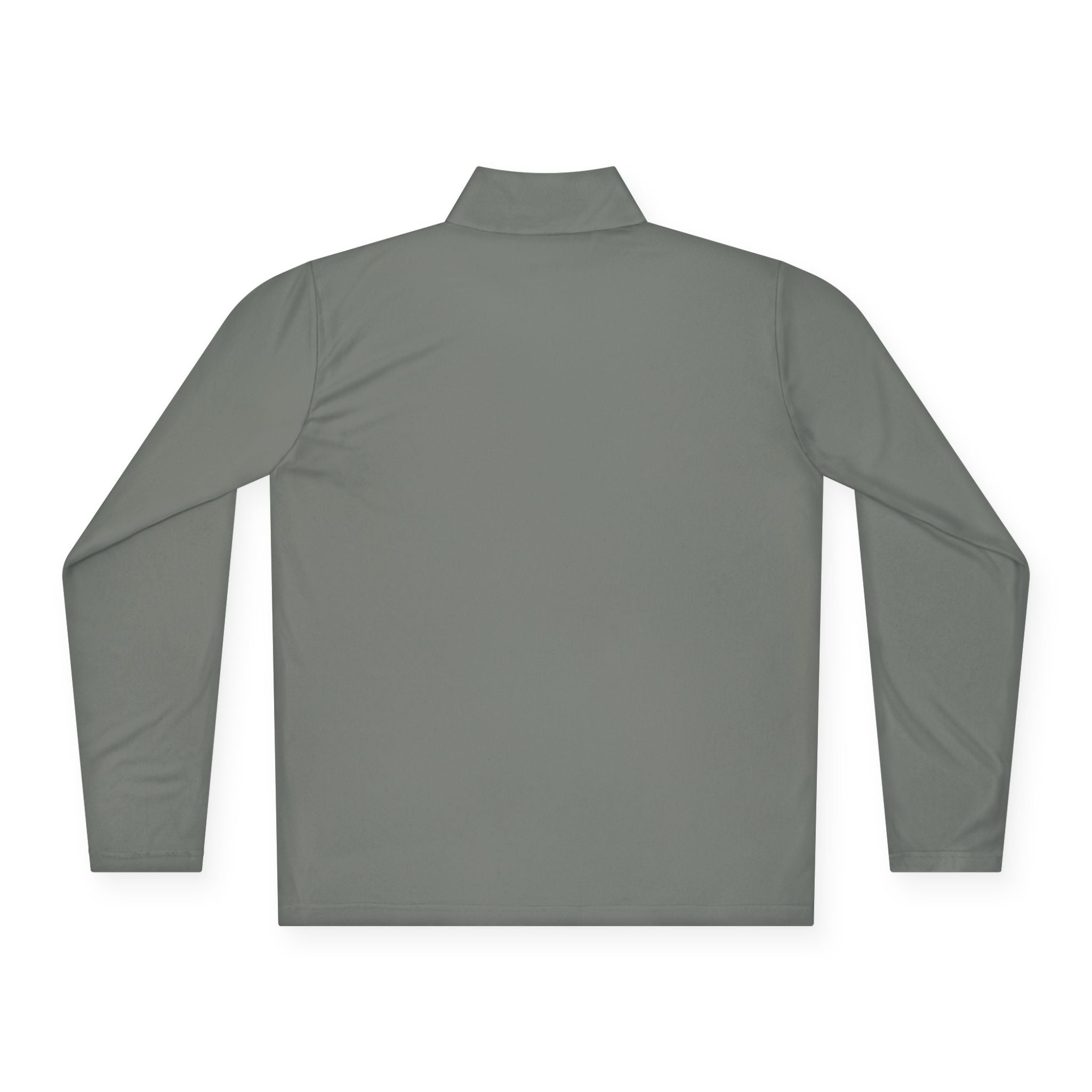 Quarter-Zip Pullover — Minimal Paw Emblem Chest Logo, Casual Outdoor Layer
