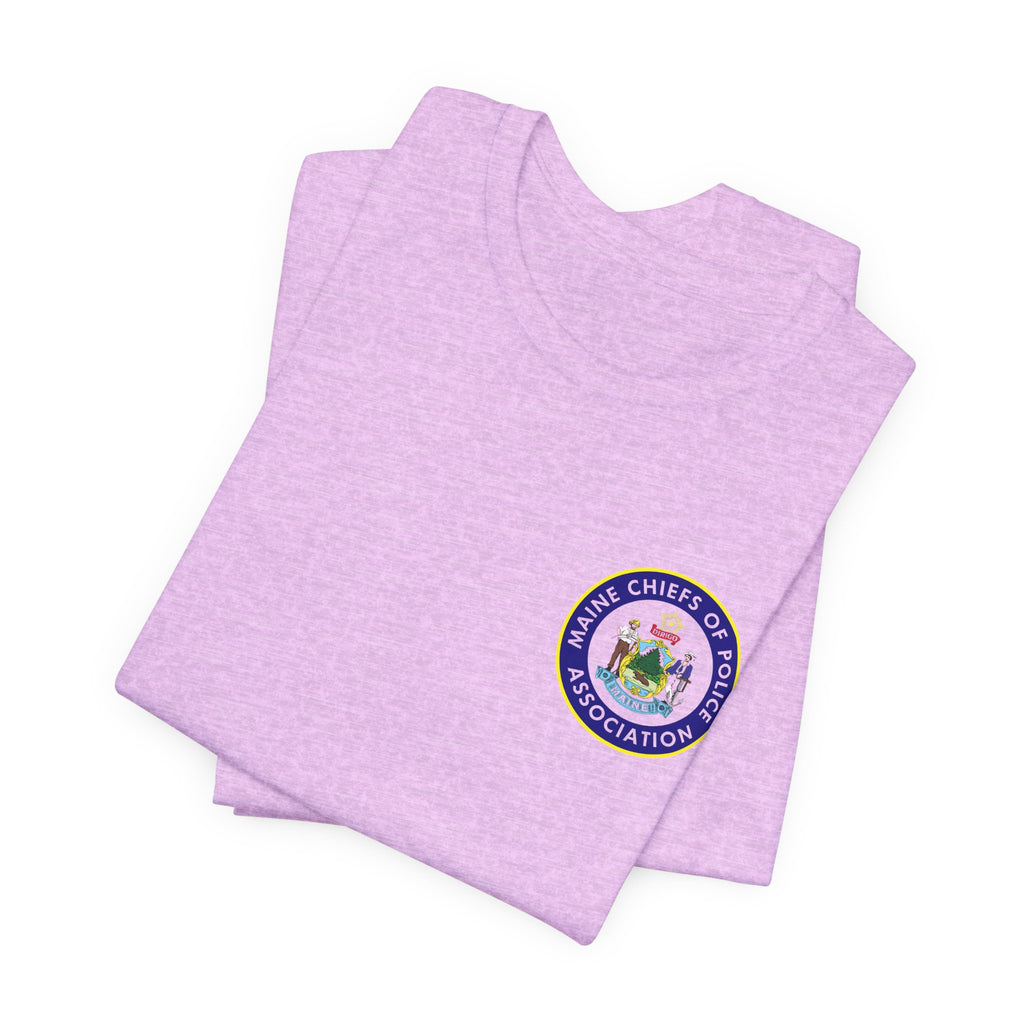 Salish Chiefs of Police Association Logo Tee — Small Chest Emblem Short Sleeve Shirt
