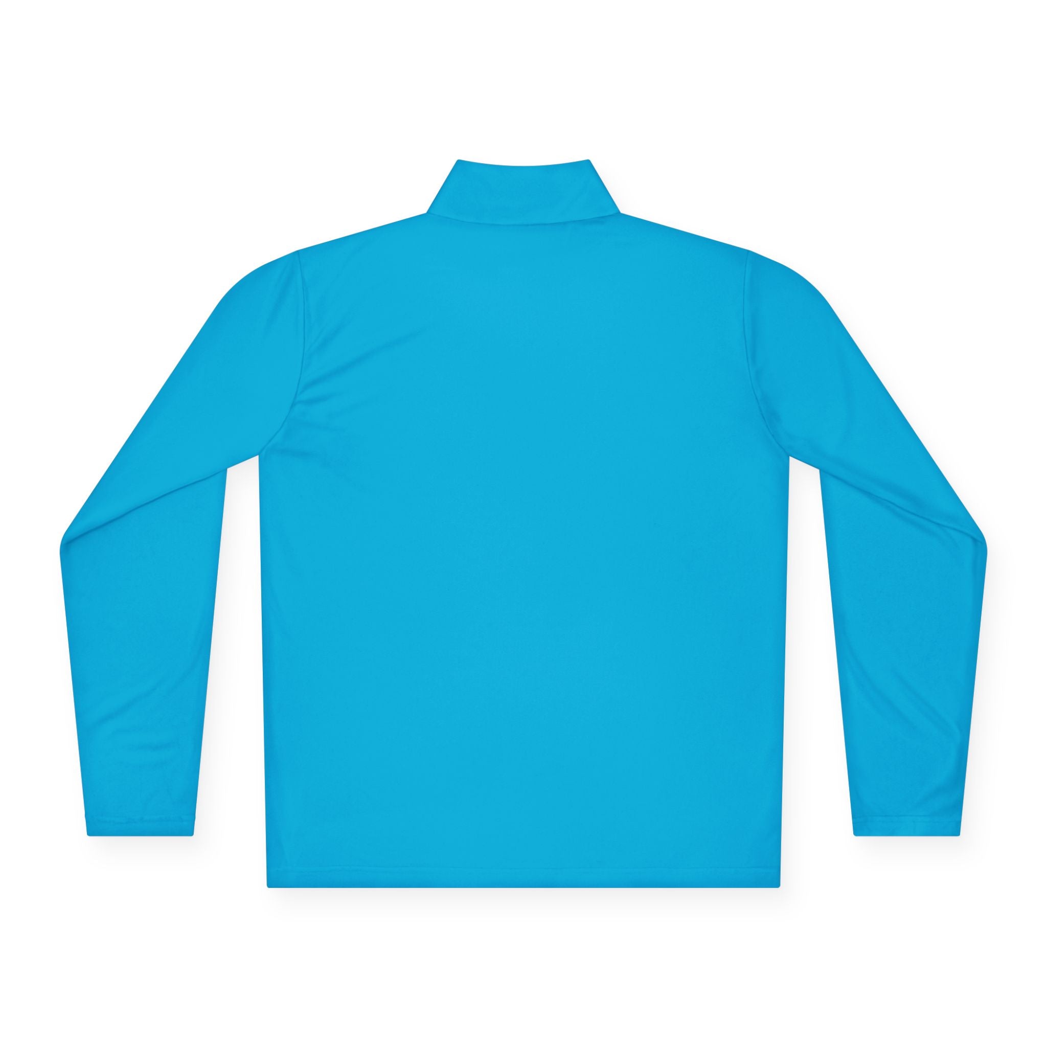 Quarter-Zip Pullover — Retro Floral Badge Embroidered Pullover