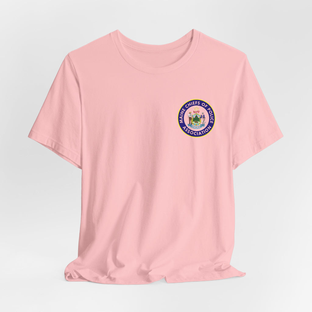 Salish Chiefs of Police Association Logo Tee — Small Chest Emblem Short Sleeve Shirt