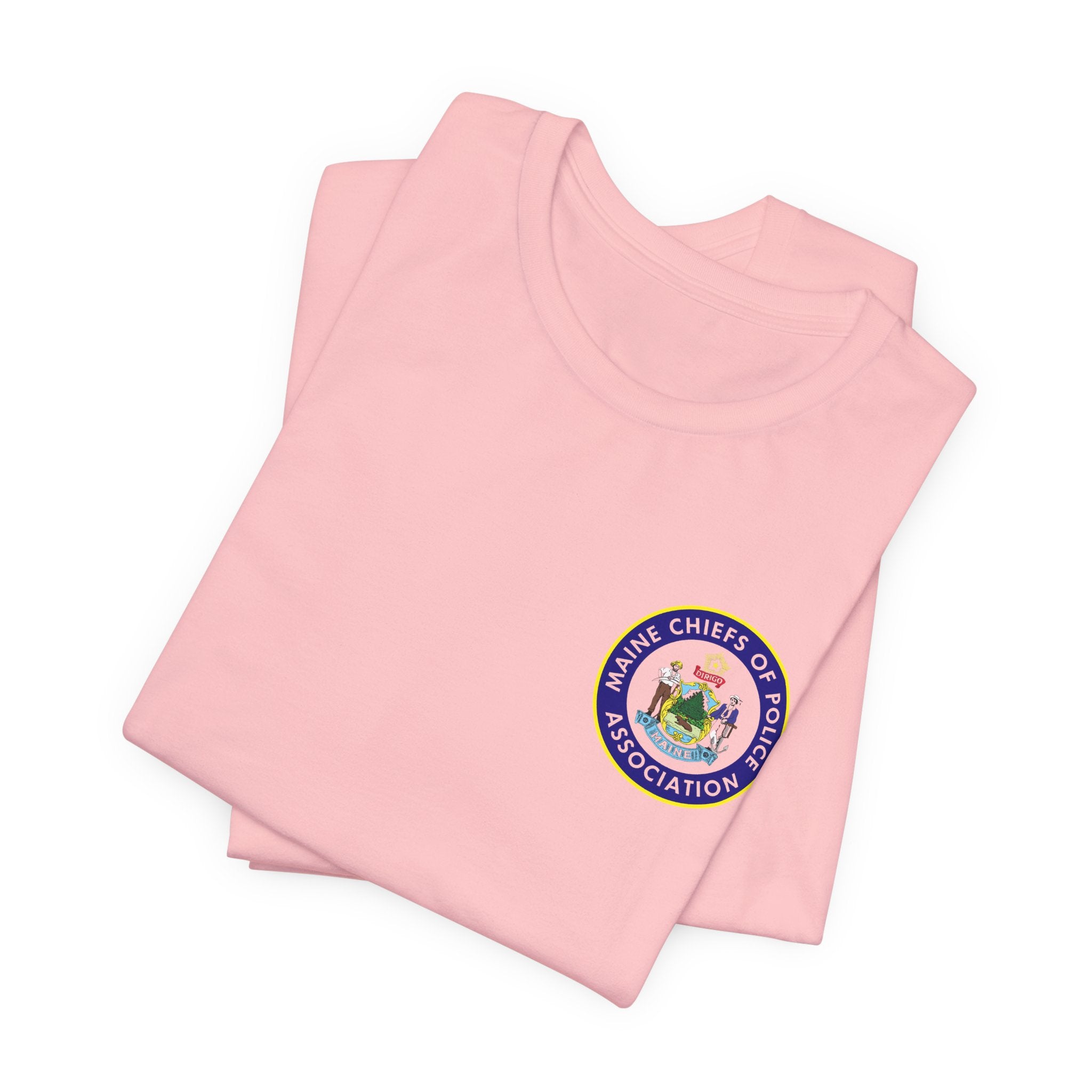 Salish Chiefs of Police Association Logo Tee — Small Chest Emblem Short Sleeve Shirt