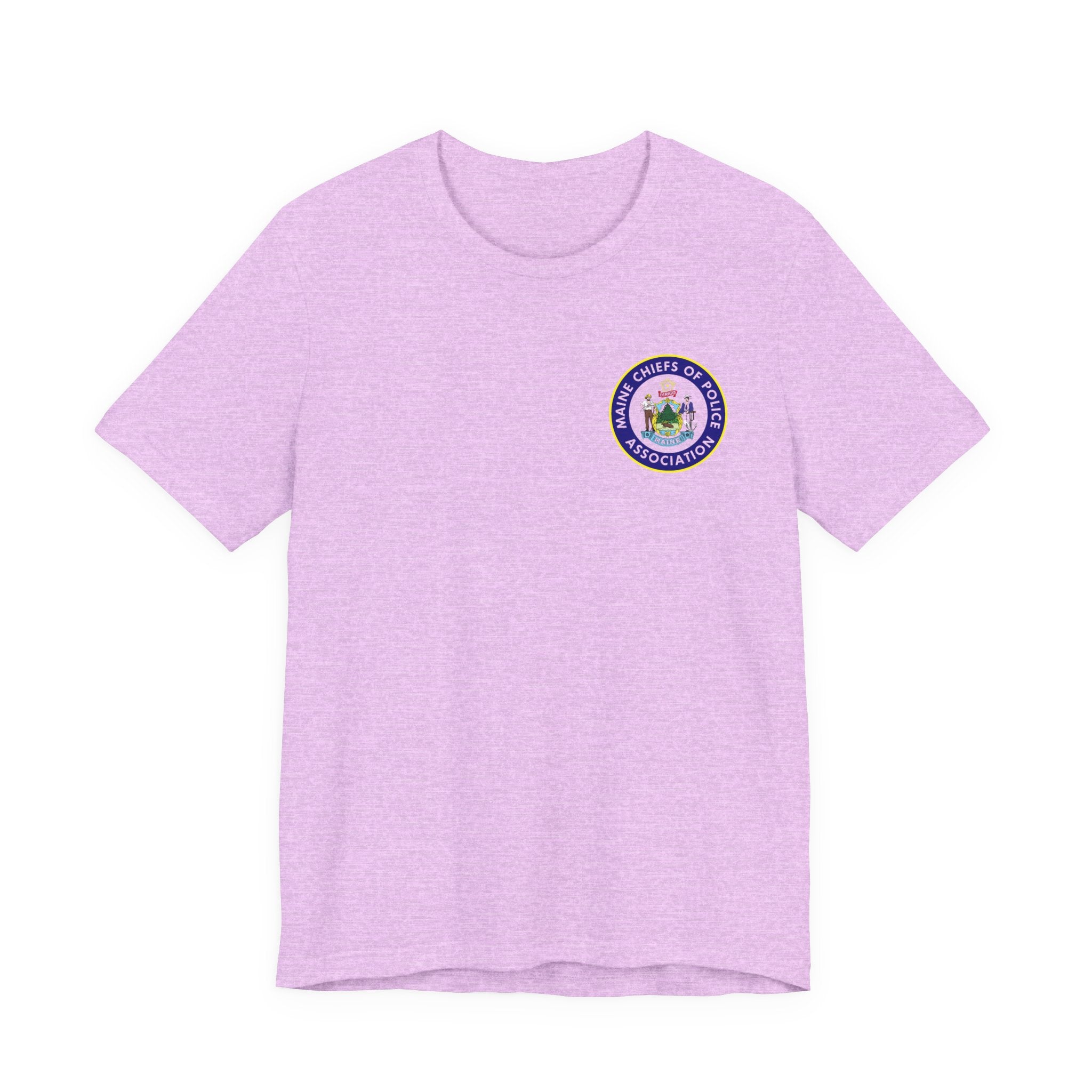 Salish Chiefs of Police Association Logo Tee — Small Chest Emblem Short Sleeve Shirt